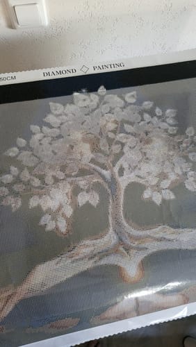 Customer photo review of Tree of Sparkle | Diamond Painting Kit