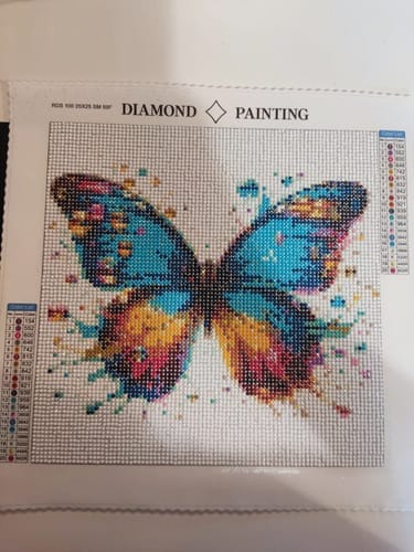 Customer photo review of Surprise Design | Mystery Diamond Painting Kit
