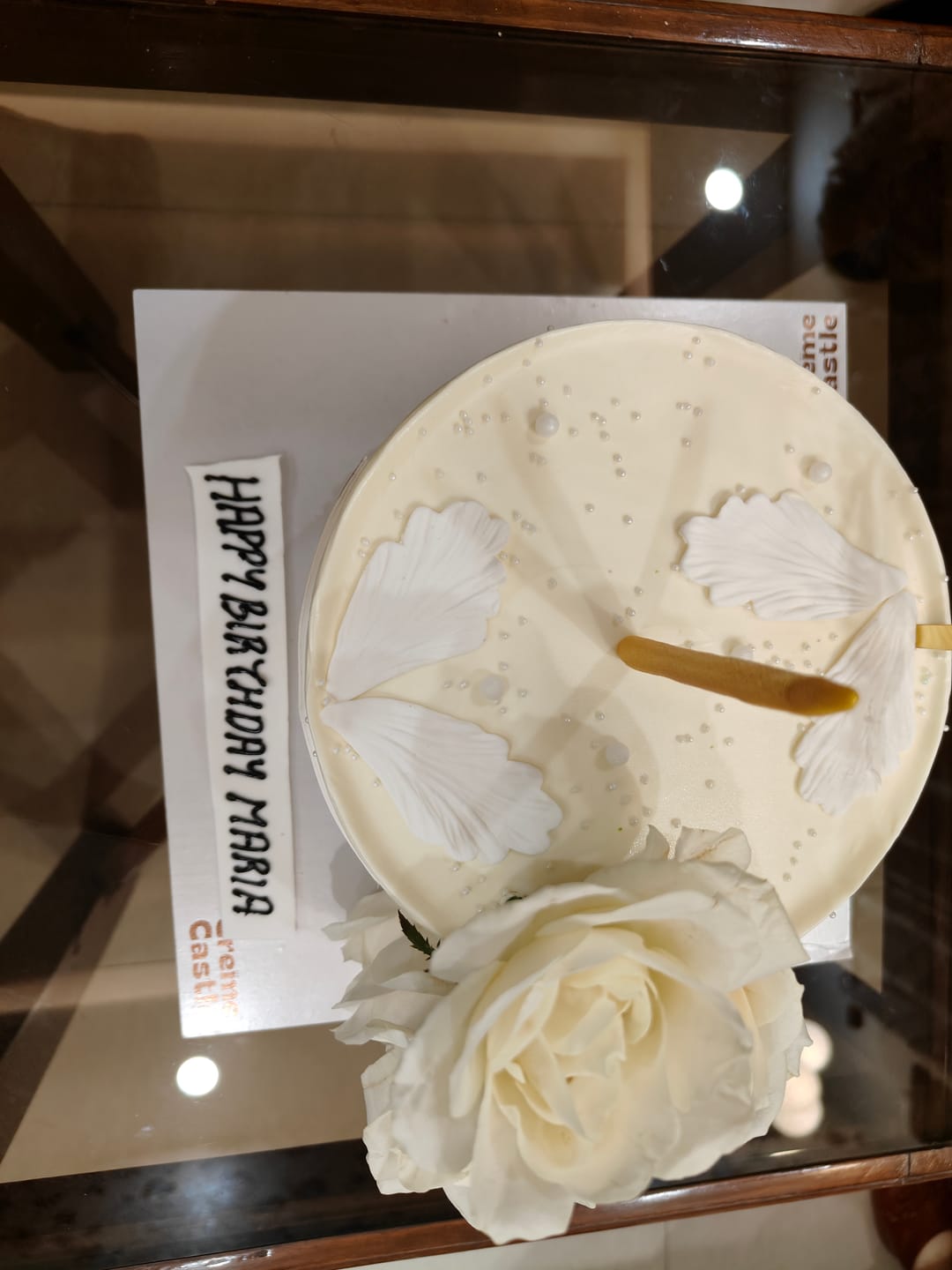 Customer photo review of English Rose Cake