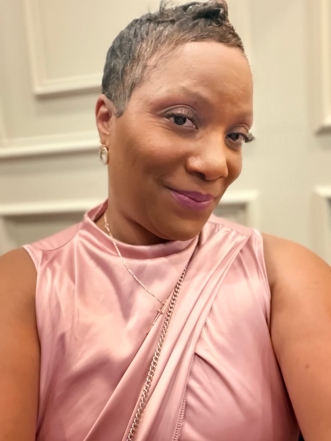 Customer photo review of Whipped Shea Butter Natural Cream 8oz_Baby Powder