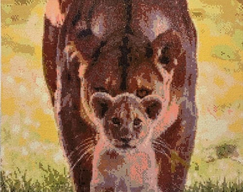 Customer photo review of Your Photo | Custom Photo Diamond Painting Kit