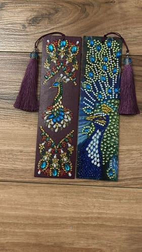 Customer photo review of Decorative Designs | Diamond Painting Bookmarks