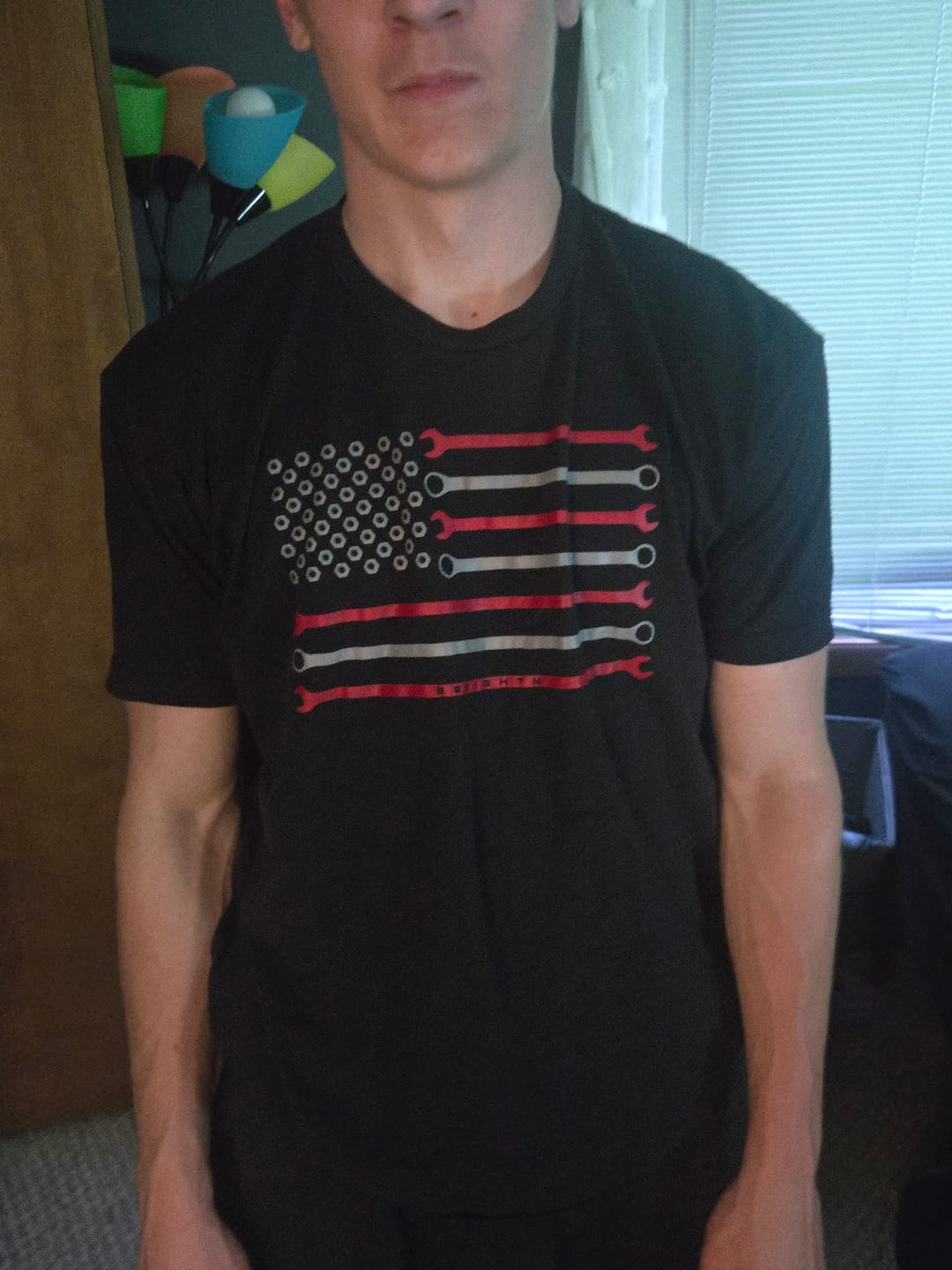 Customer photo review of 80Eighty® Wrench Flag Shirt