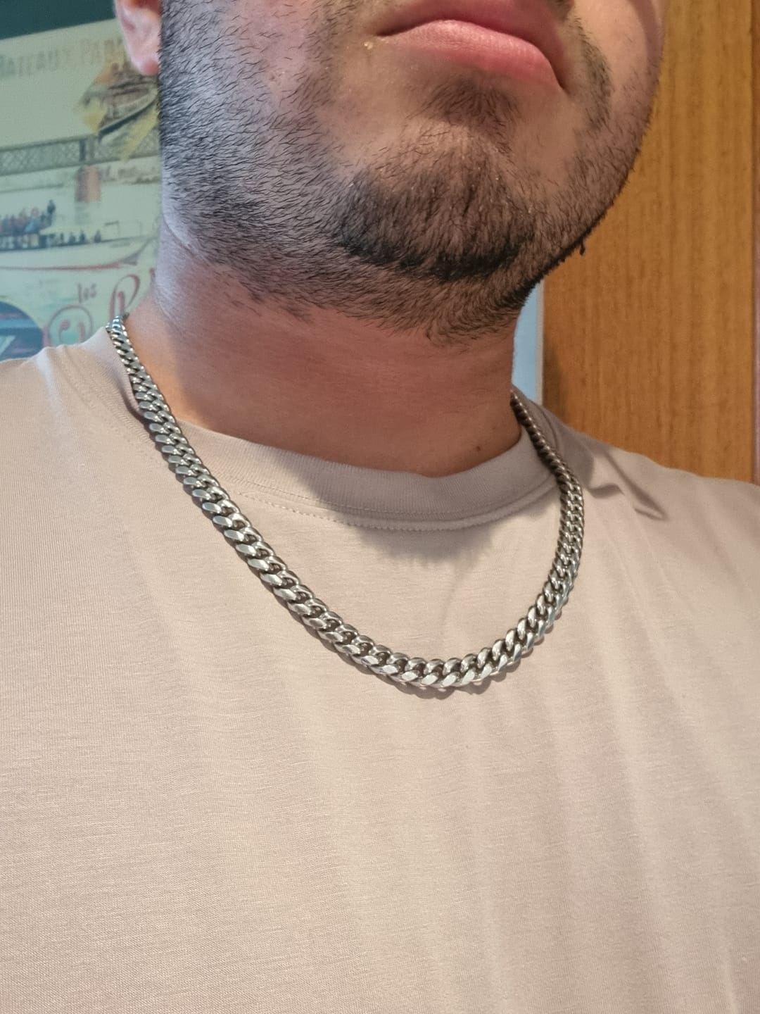 Customer photo review of Cadena Cuban Link 8mm