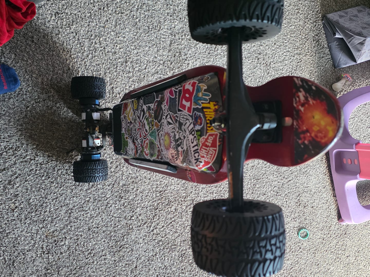 Customer photo review of Meepo Cyclone 120s Ultra Comfort High Grip All-terrain Wheels