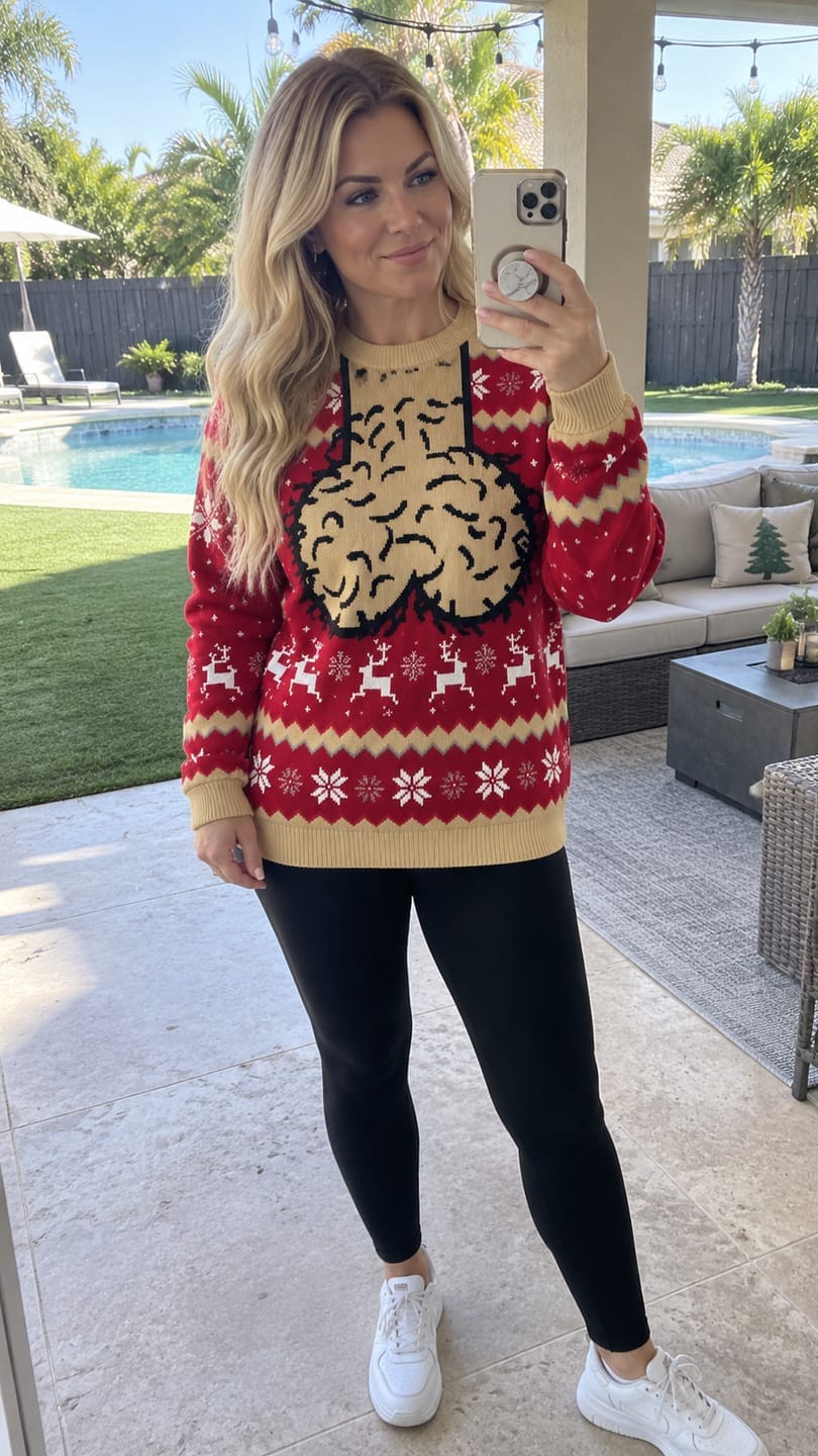 Customer photo review of Pull De Noël Rigolo
