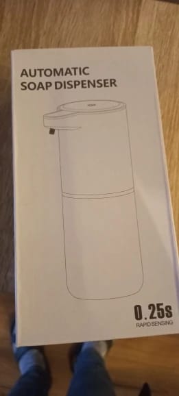 Customer photo review of Automatic Wall-Mounted Foaming Liquid Soap Dispenser Electric USB Charging Hand Sanitizer Dispenser for Hotels Bathrooms