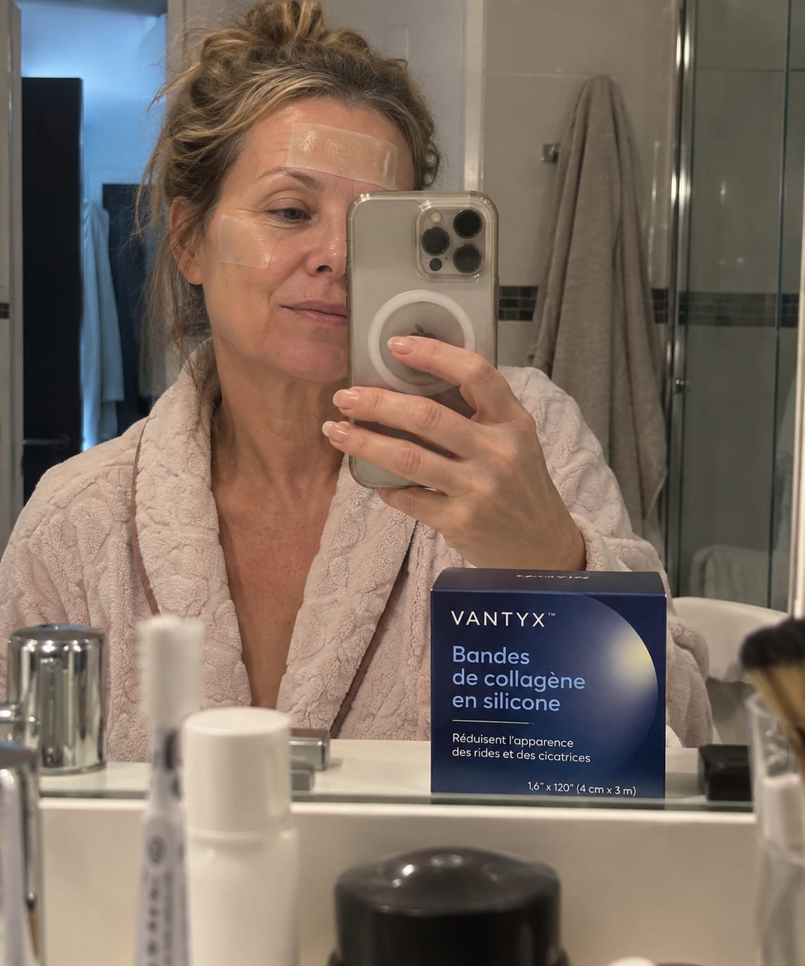 Customer photo review of Bandes de Collagène en Silicone Vantyx™
