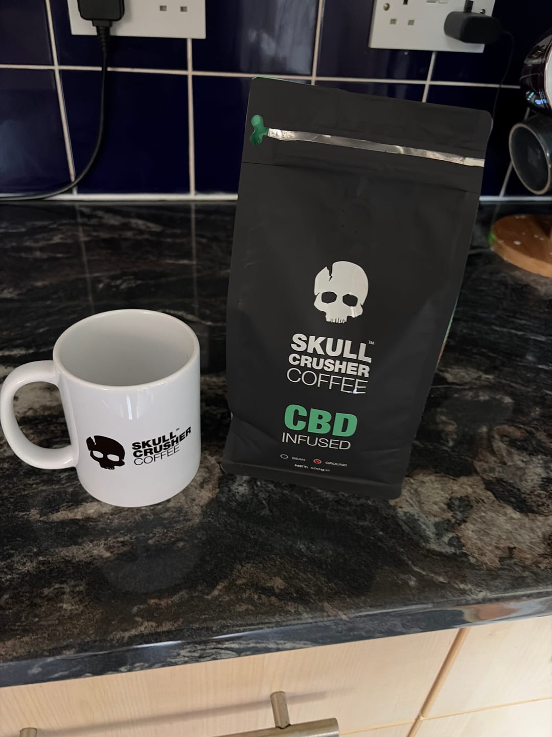 Customer photo review of Skull Crusher - Infused Coffee