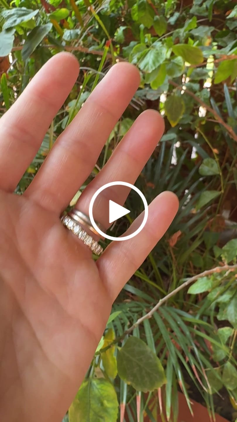 Customer video review of Eva Moissanite Ring｜2.3twc