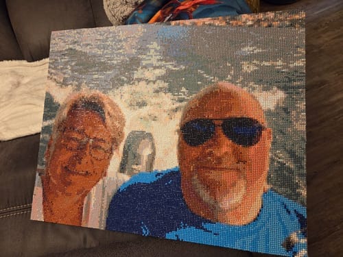 Customer photo review of Your Photo | Custom Photo Diamond Painting Kit