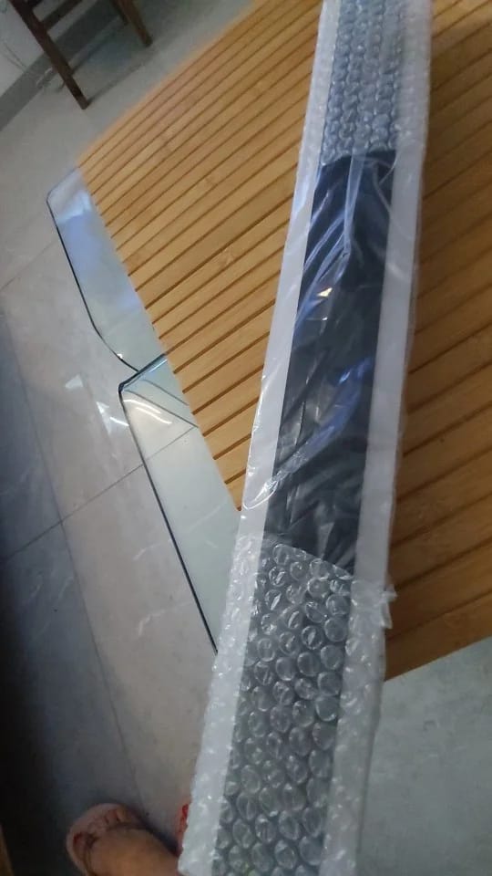 Customer photo review of Black Wall Sconce for Bedroom, Aluminium Column, 40 cm