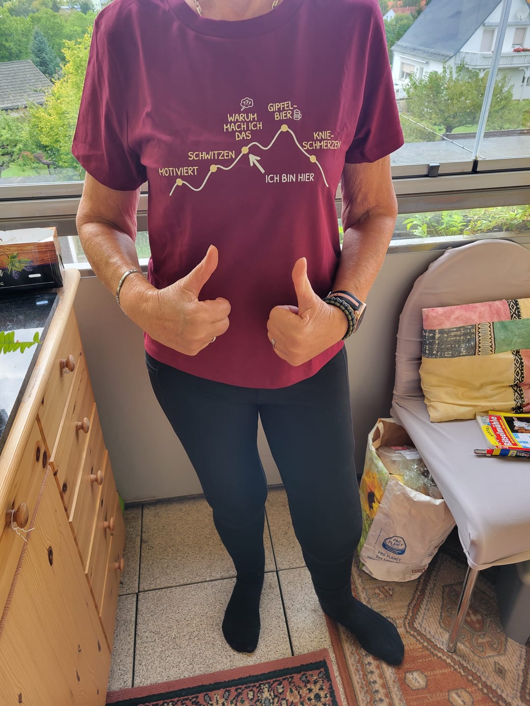 Customer photo review of 5 Phasen - Bio Damen Shirt