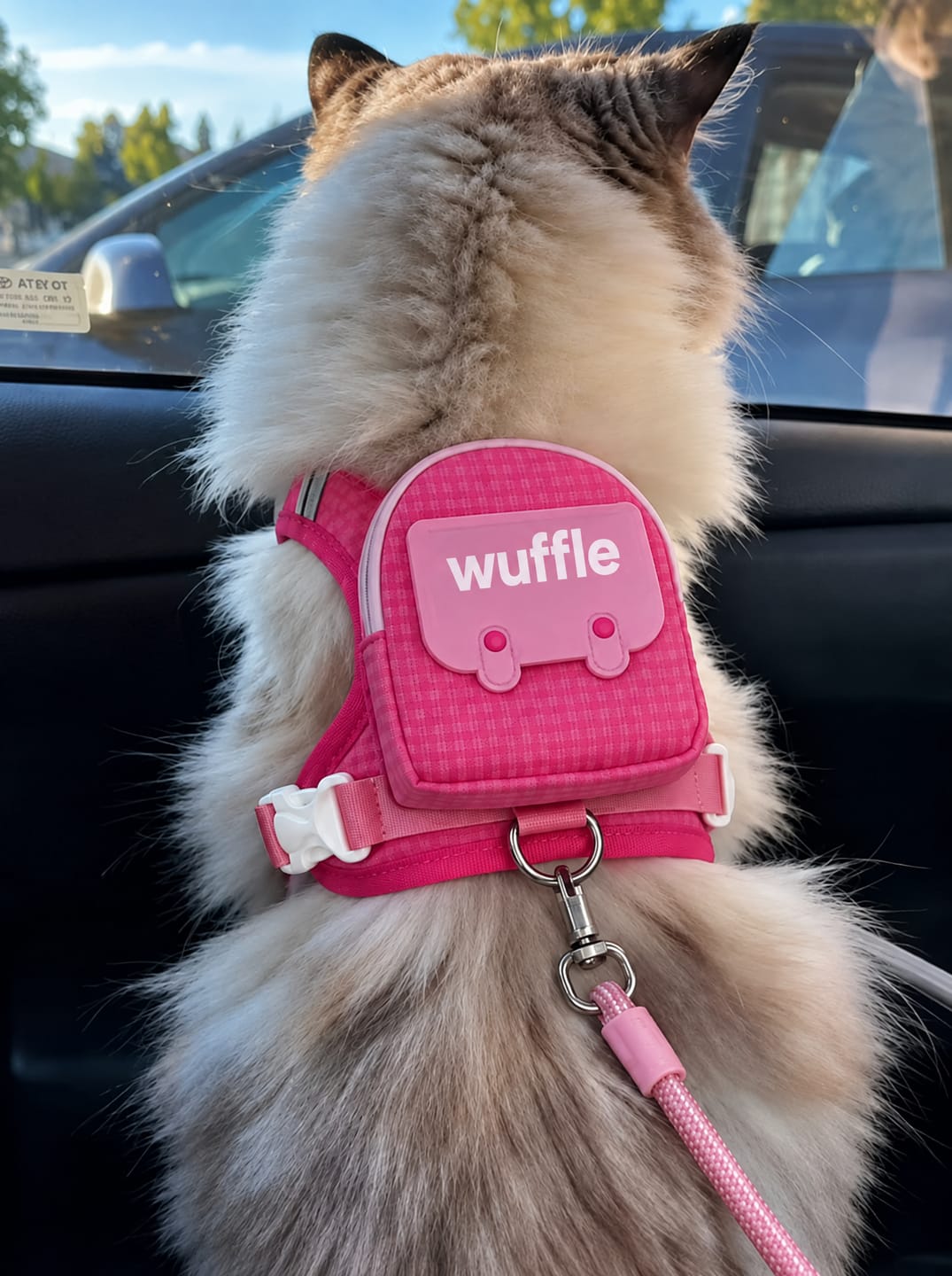 Customer photo review of WUFFLE™ Pet Backpack Harness