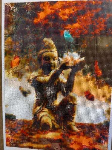 Customer photo review of The Dolphin | Diamond Painting Kit
