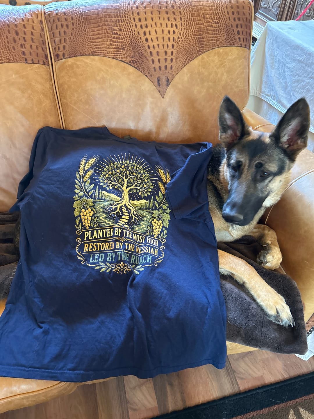 Customer photo review of Planted By The Most High T-Shirt