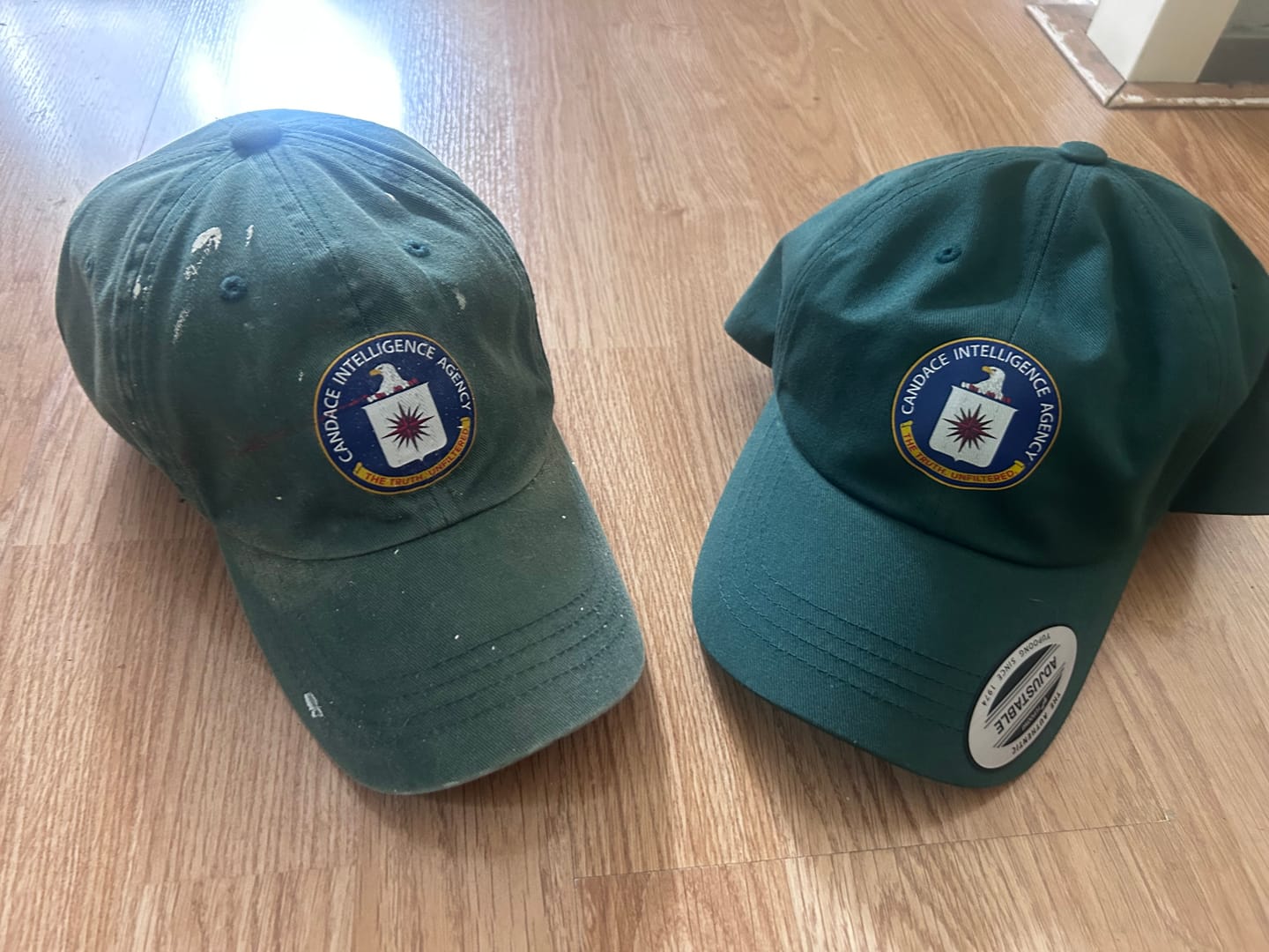 Customer photo review of Candace Intelligence Agency Hat