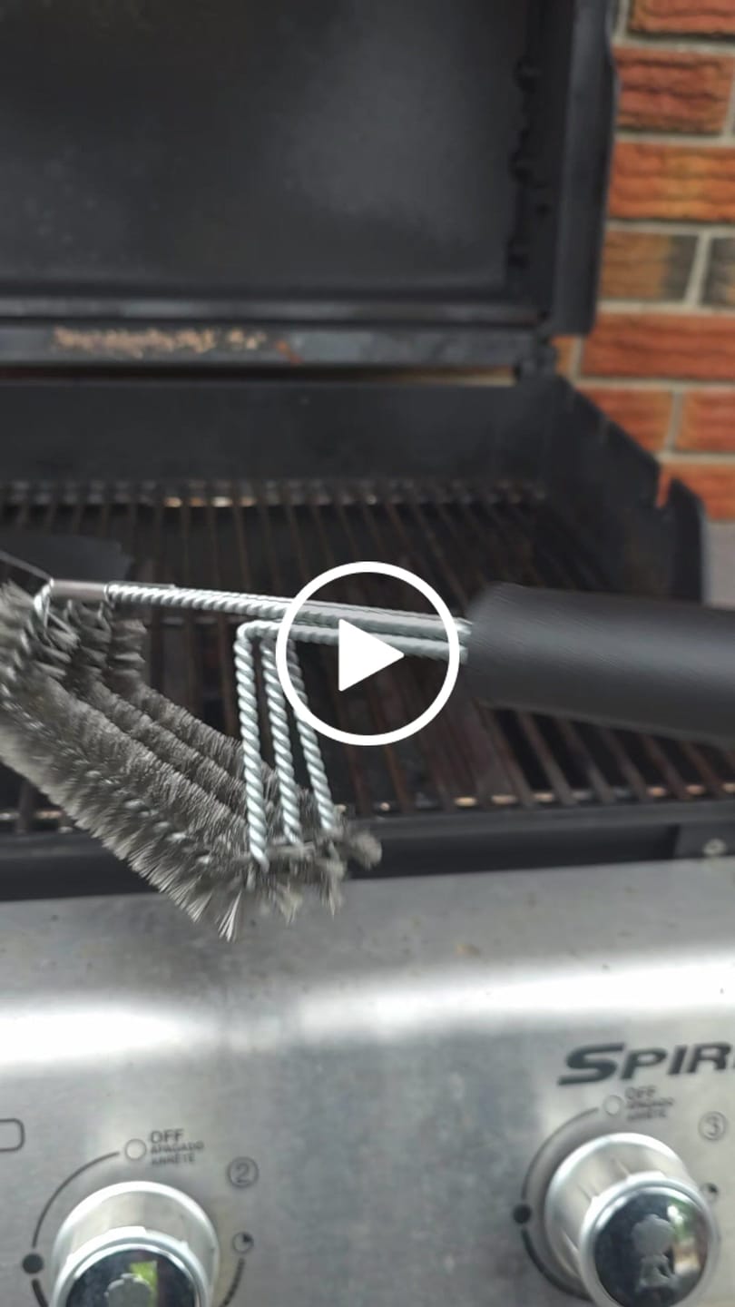 Customer video review of Brander The Threesome Grill Brush