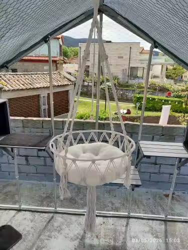 Customer photo review of Hammock Cat Bed