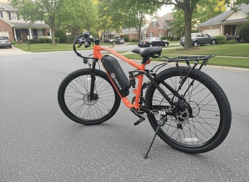 Customer photo review of Eskute® M200F 27.5" Full Suspension Electric Bike