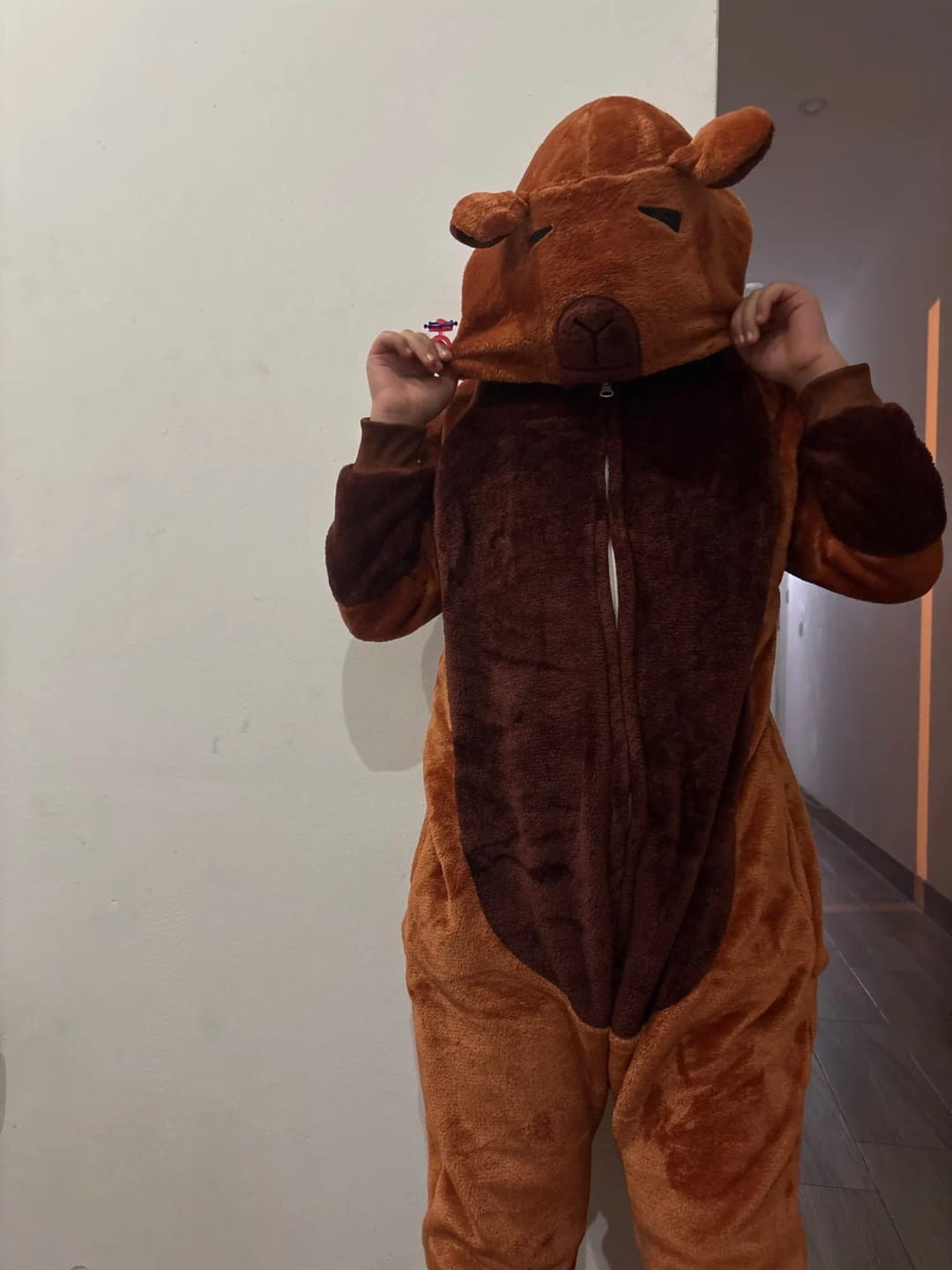 Customer photo review of Capy Cozy Kigurumi