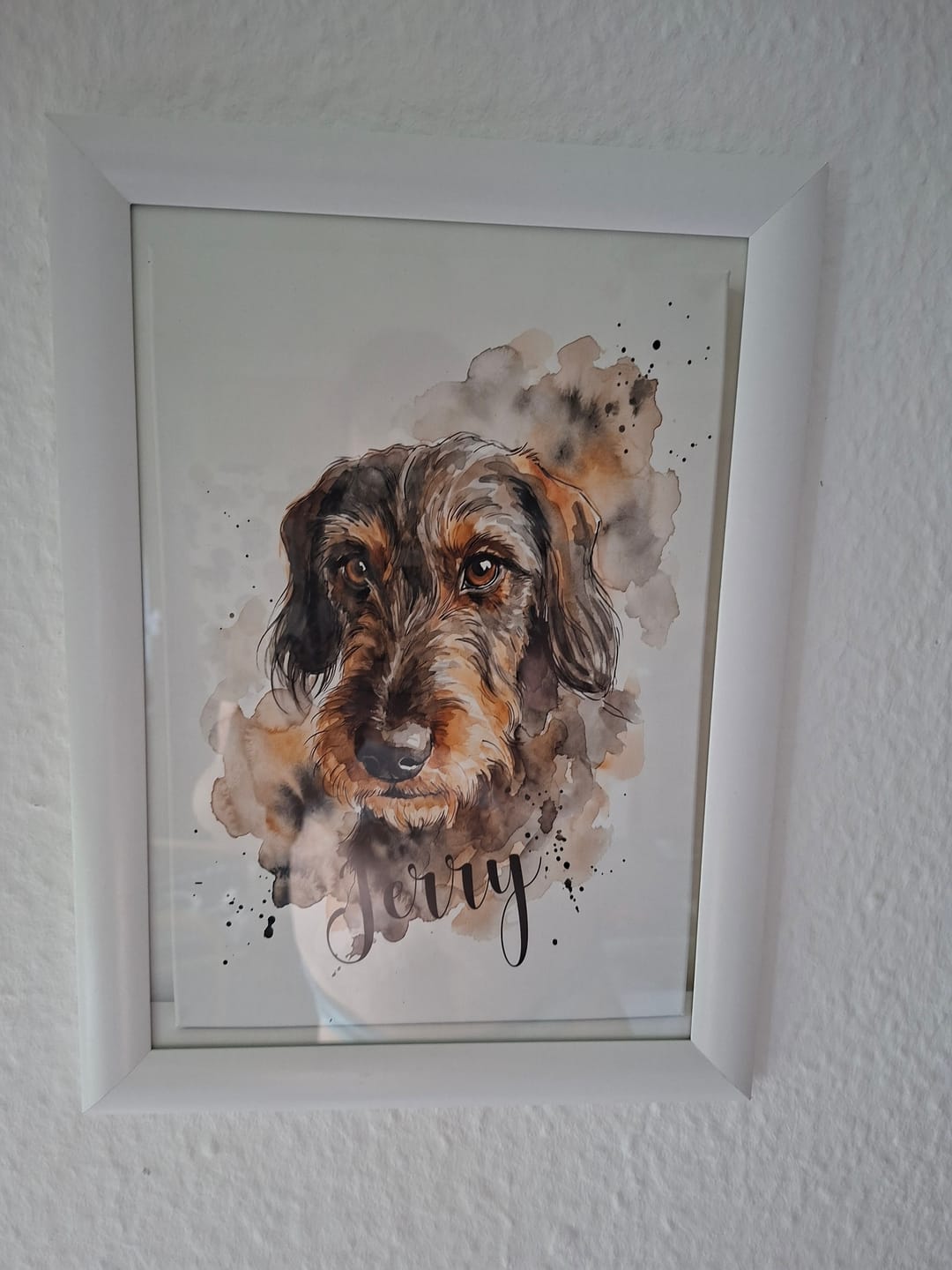 Customer photo review of Personalisiertes Haustier-Aquarell "Wasserfarben"