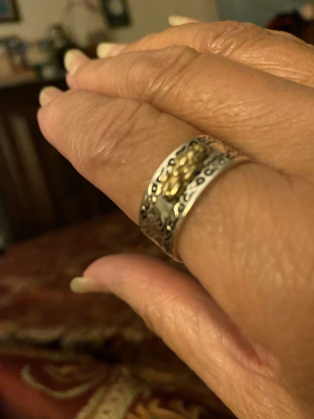 Customer photo review of The Gold Pixiu Mantra Ring  - Free