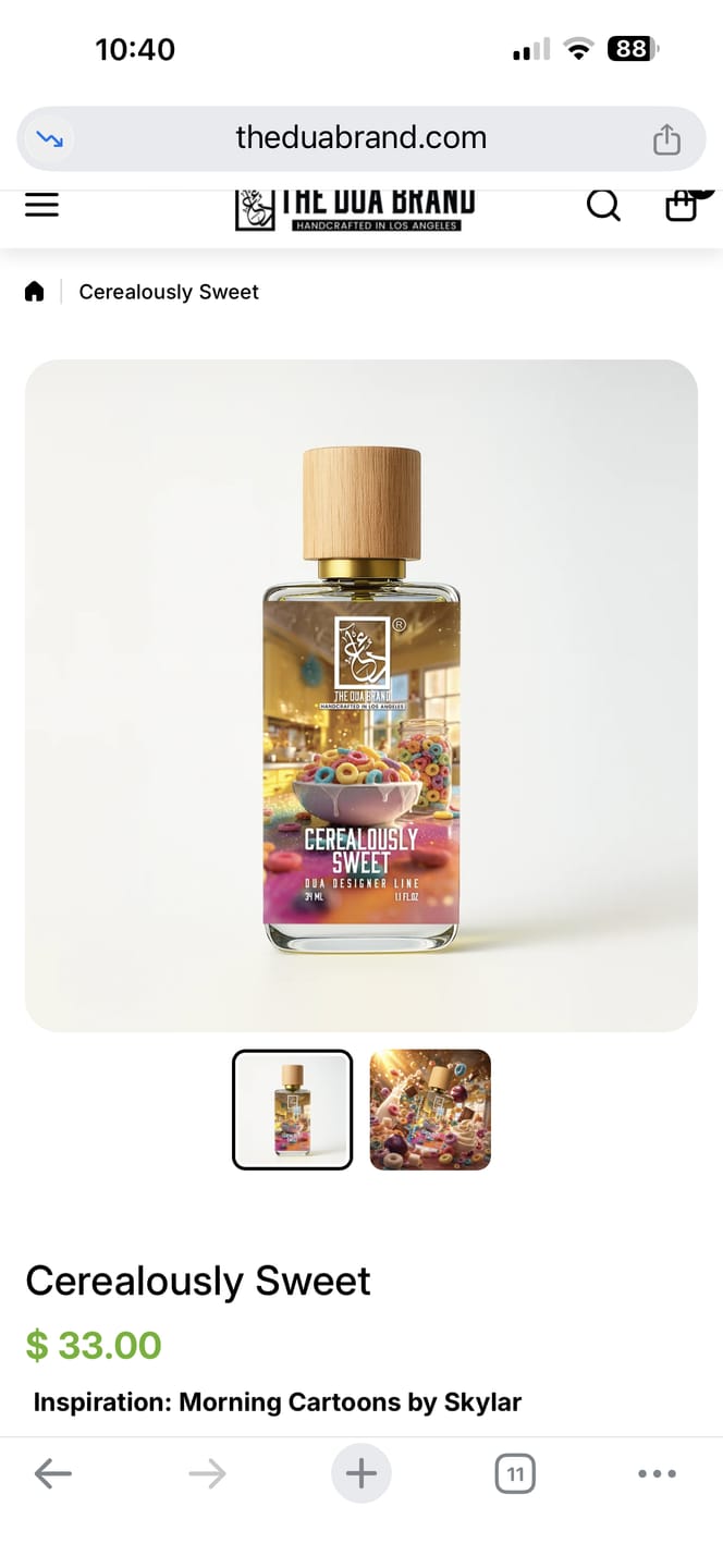 Customer photo review of Cerealously Sweet