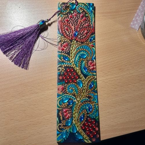 Customer photo review of Decorative Designs | Diamond Painting Bookmarks