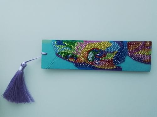 Customer photo review of Artful Designs | Diamond Painting Bookmarks