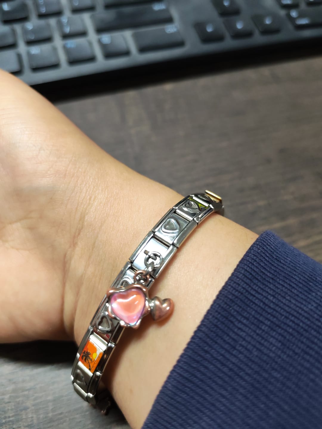 Customer photo review of Charm Corazón Celestial
