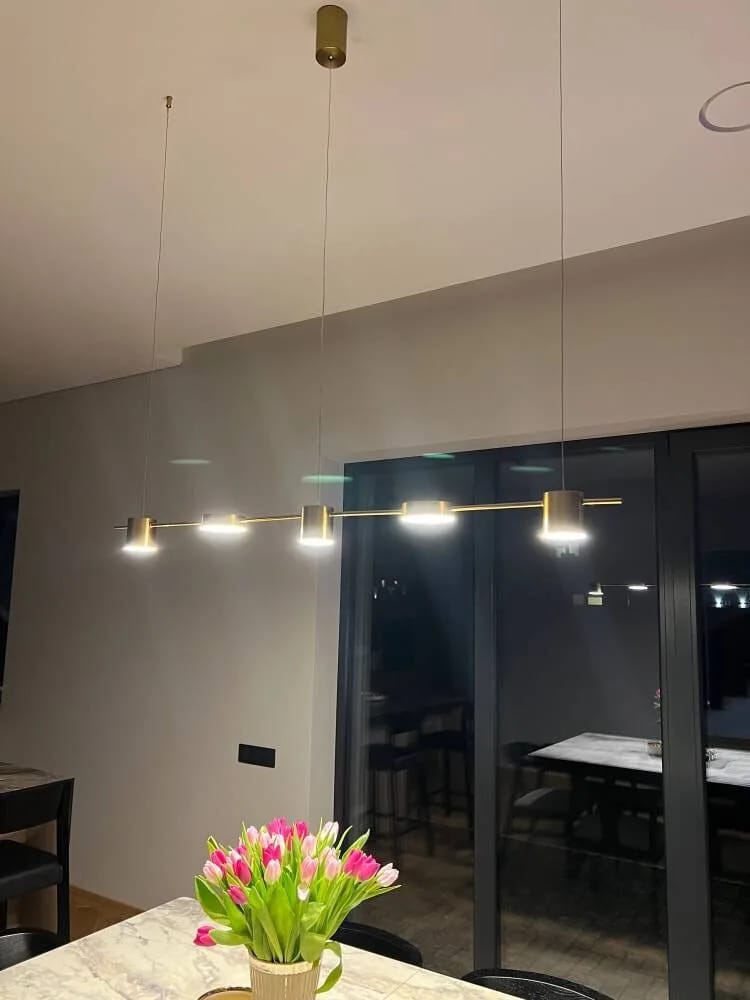 Customer photo review of Bar Pendant Light for Dining Table, 3 to 6 Spots, 150 cm