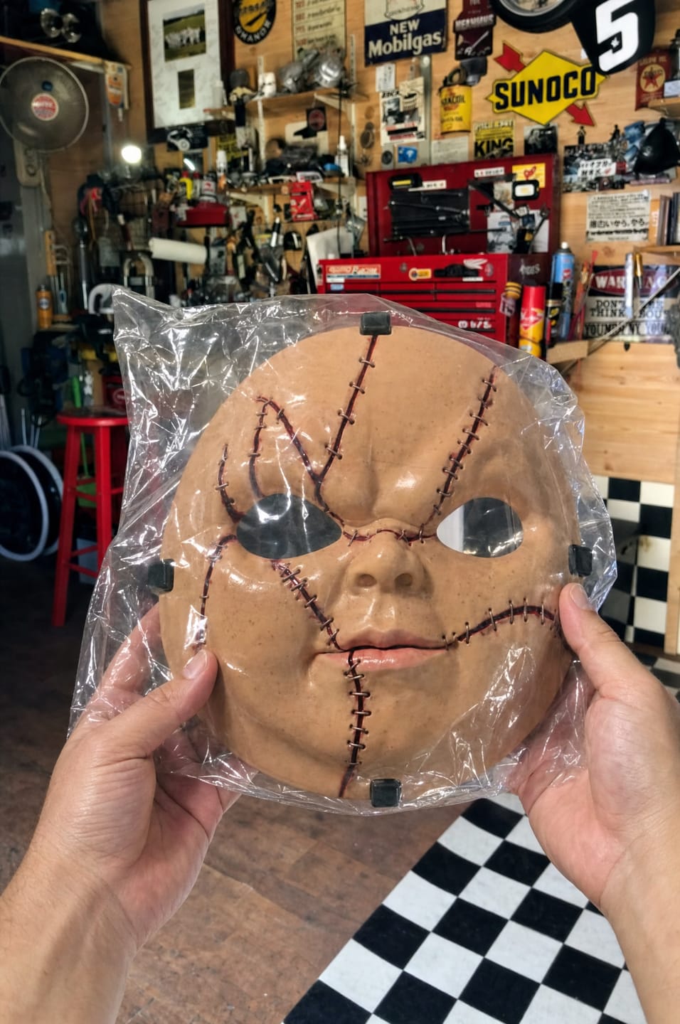 Customer photo review of NightHalo™ – Scare Wheel Covers