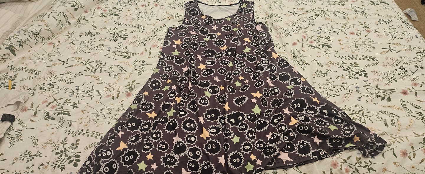 Customer photo review of Sootsprites Anime Sleeveless Dress