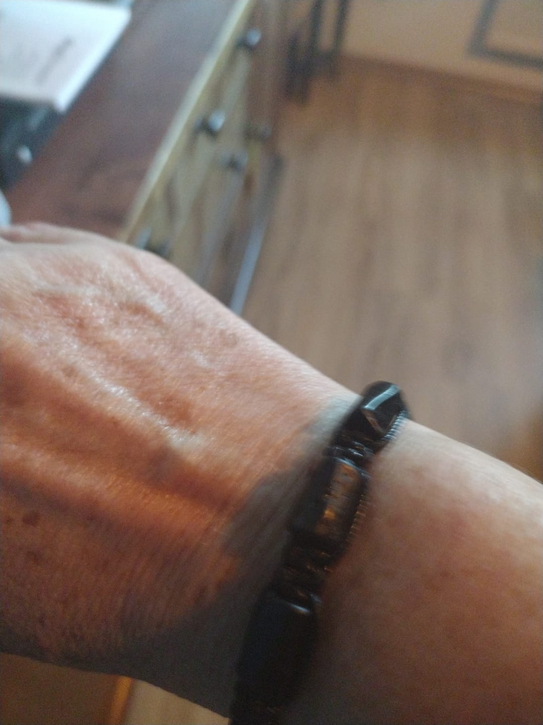 Customer photo review of Turmalin Armband - Unbearbeitet