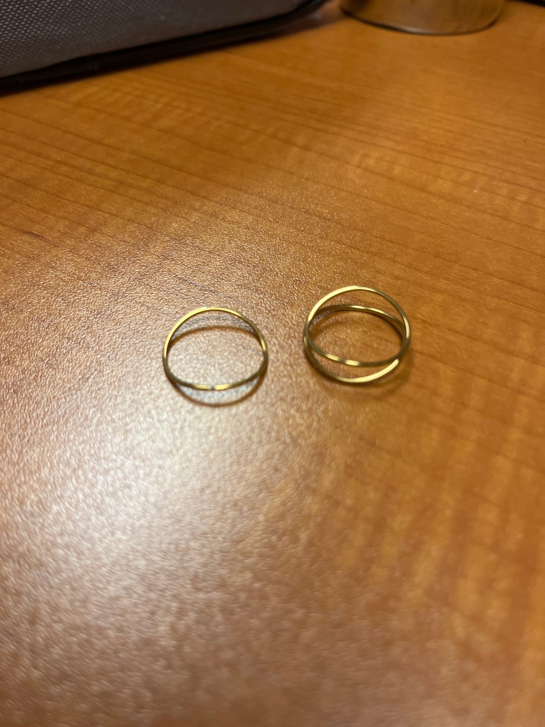Customer photo review of Gold Infinity Loop Ring