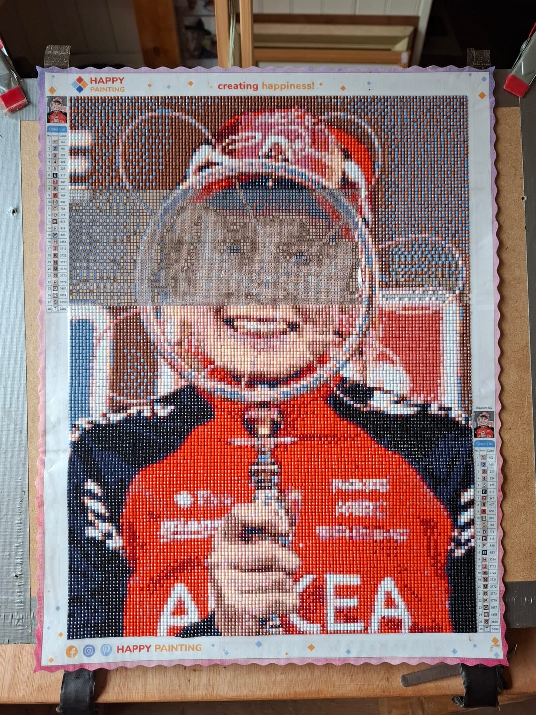 Customer photo review of Eigen Foto Diamond Painting
