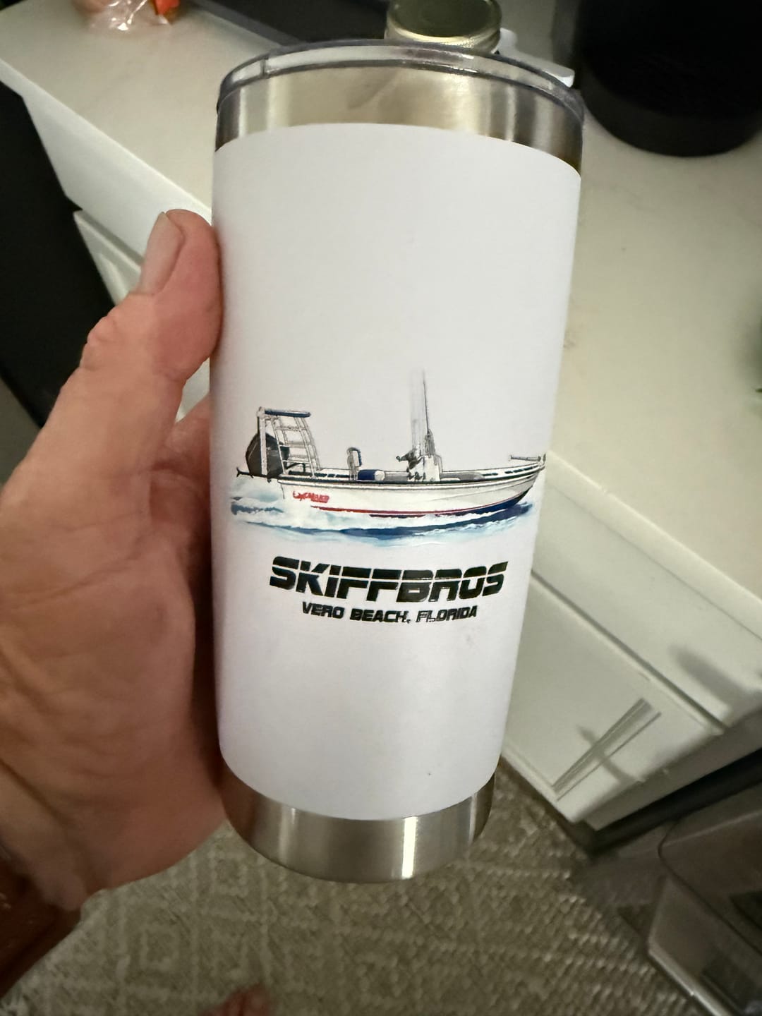 Customer photo review of Custom Digital Boat Artwork