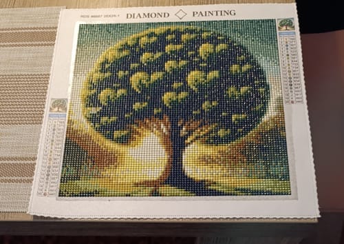 Customer photo review of Heart Tree: Magic of Nature | Diamond Painting Kit