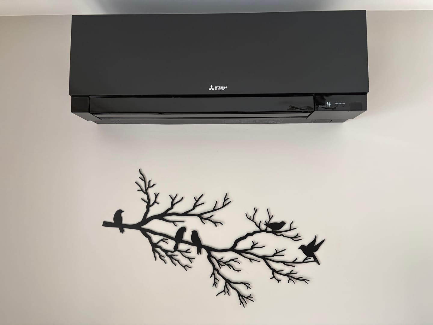 Customer photo review of Décoration murale en métal moderne - Oiseaux sur branche (V.02)