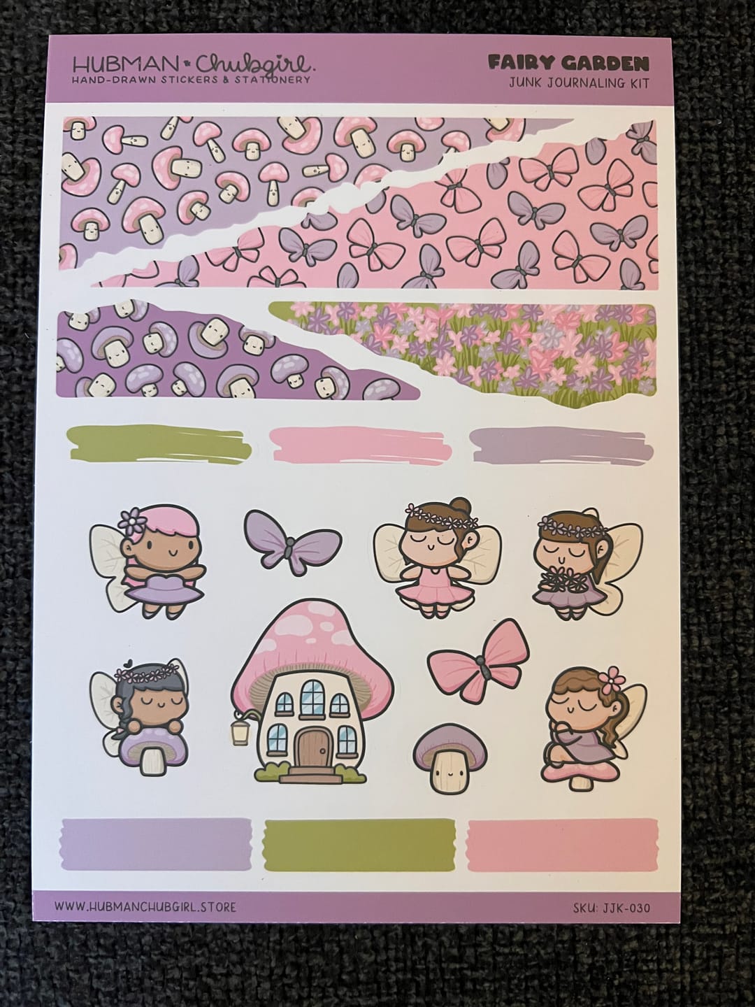 Customer photo review of Fairy Garden Junk Journaling Kit