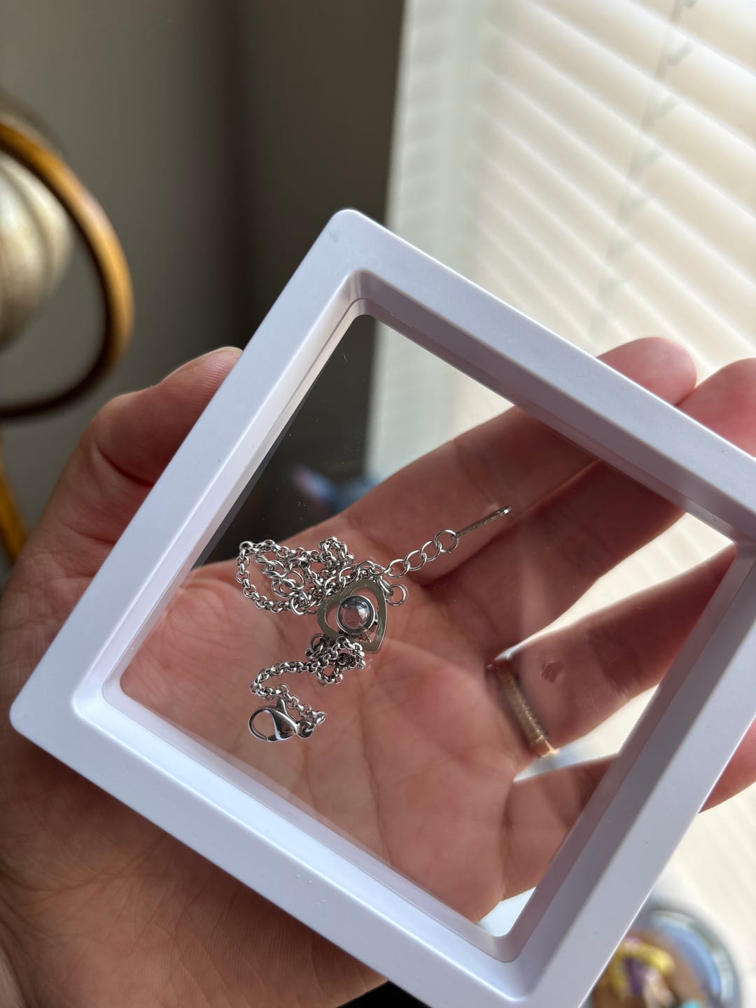 Customer photo review of Personalized Heart Photo Bracelet