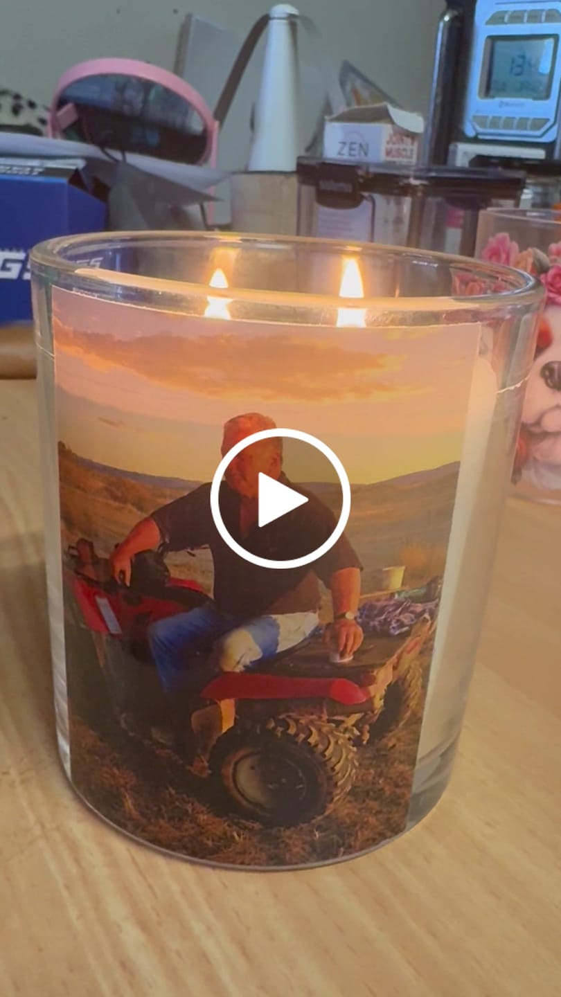 Customer video review of Custom Candle Lid