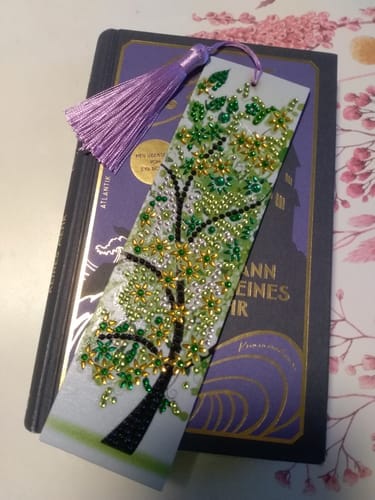 Customer photo review of Artful Designs | Diamond Painting Bookmarks