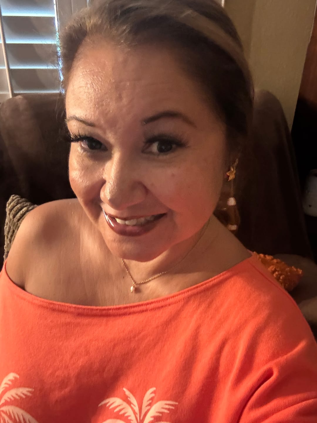 Customer photo review of Pear Shape Diamond Necklace