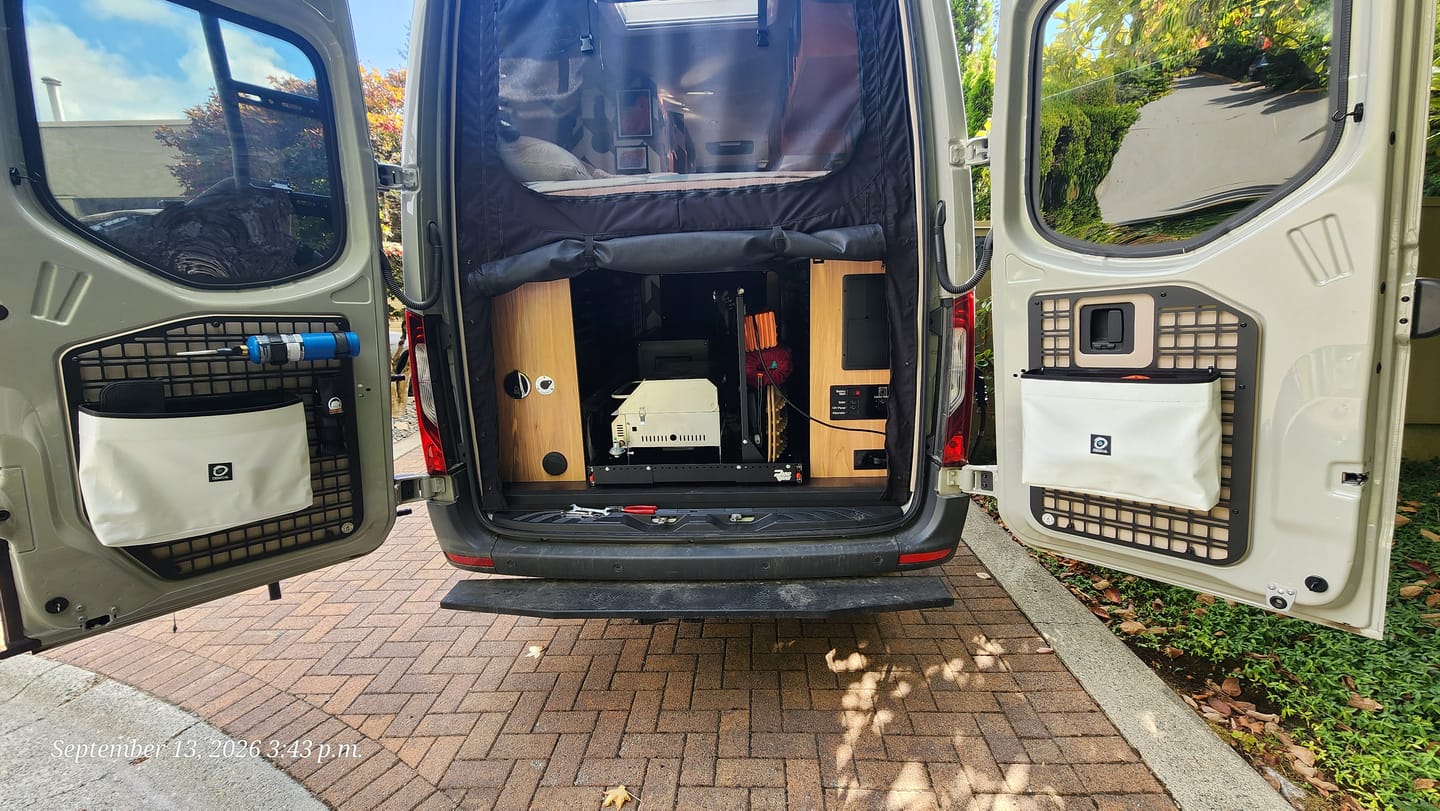 Customer photo review of Open Rope Bag – Outils Oceans 75mm, 100mm Rope Capacity Sizes Available