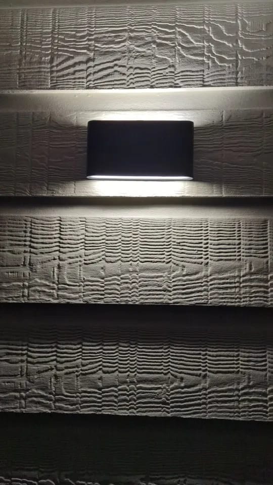 Customer photo review of Black Wall Sconce for Living Room, Up-Down Light, 11.5–30 cm