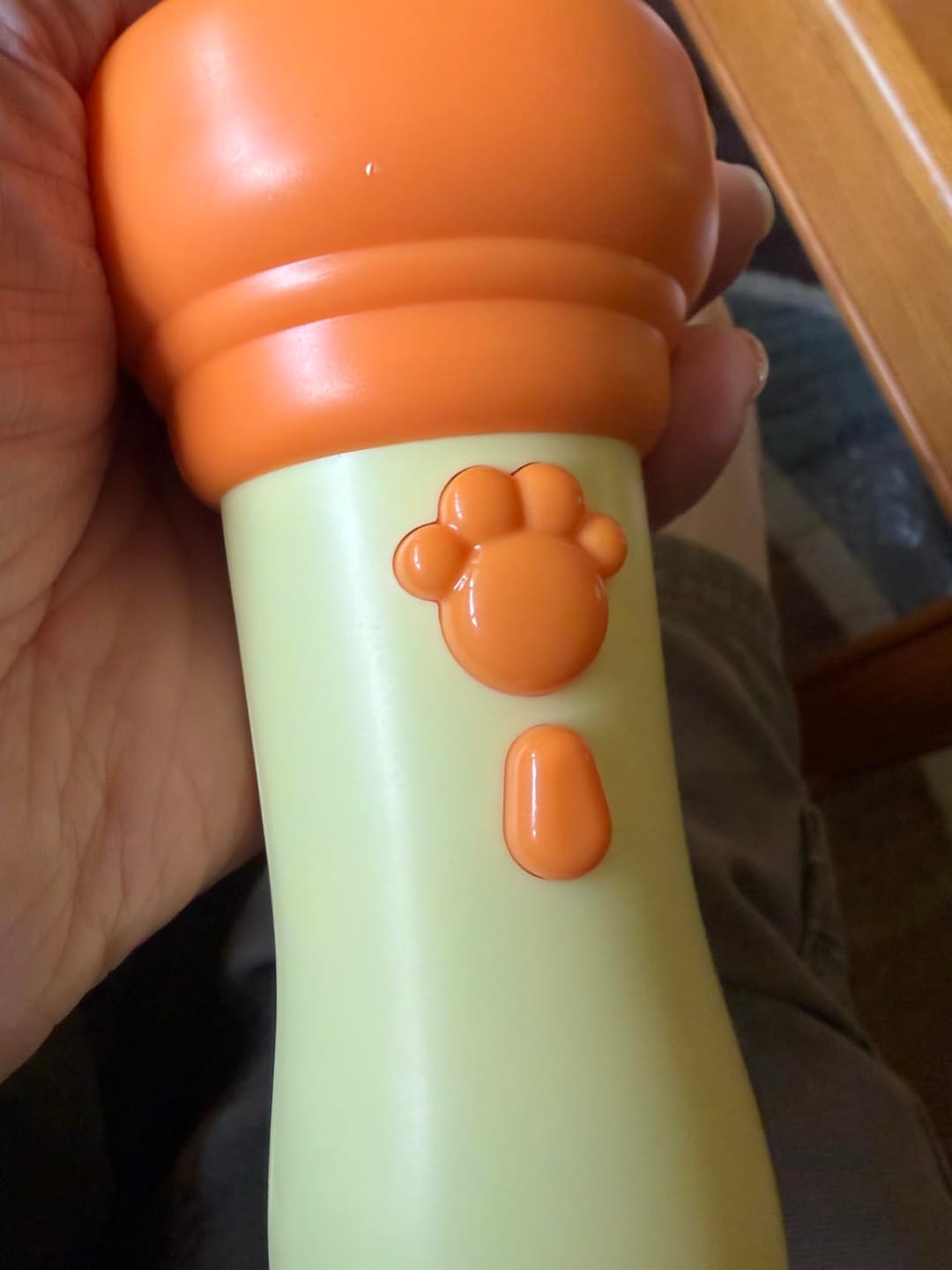 Customer photo review of PounceLoop™ One-Button Retractable Cat Toy Launcher