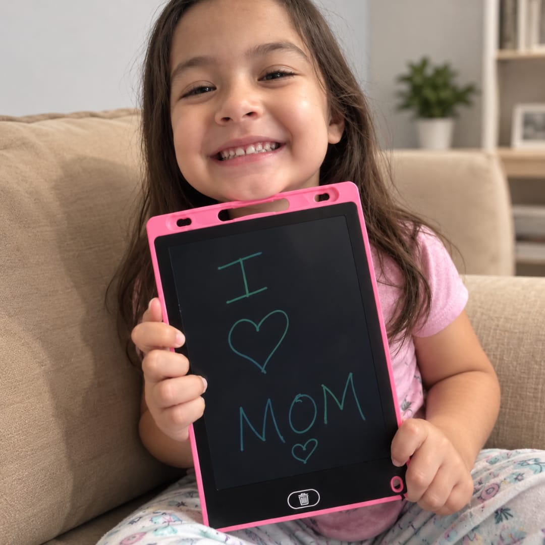 Customer photo review of TinyBuddy - Electronic Drawing Tablet for Kids