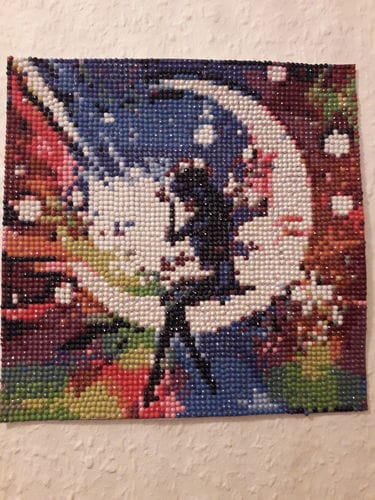 Customer photo review of Enchanted fairy | Diamond Painting Kit